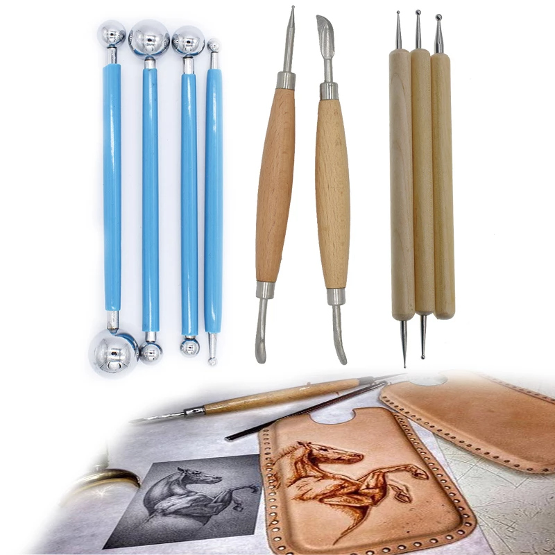 Leatherwork Art - Deri oyma aracı nokta Stylus ekleme