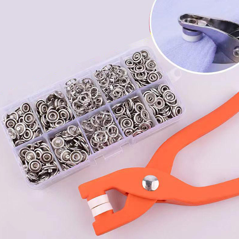 Rivet Setter Tool - 50 adet pense aleti metal dikiş