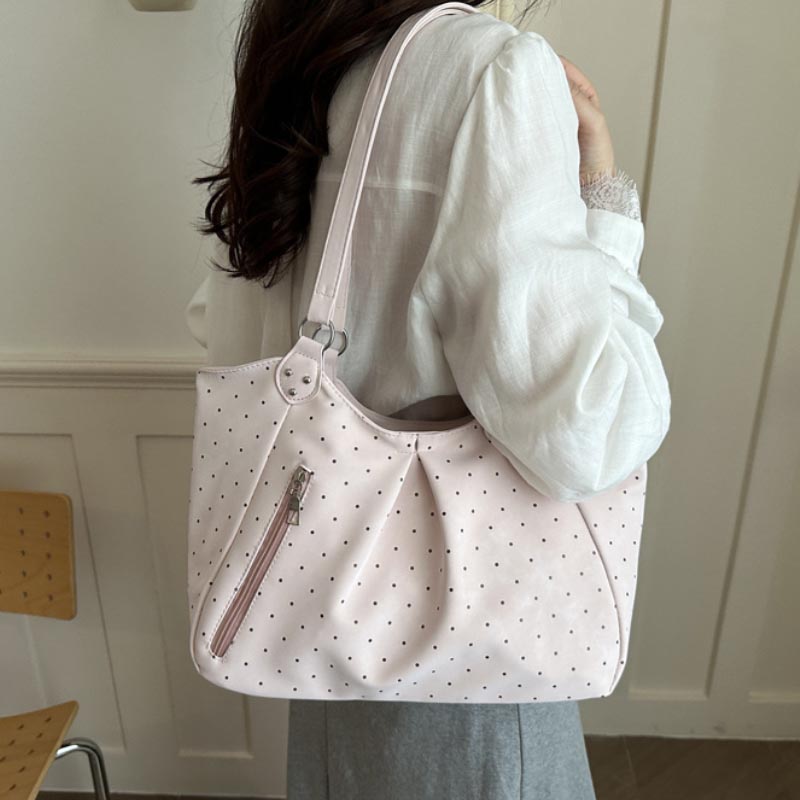 Kore Polka Dot Omuz Çantası Re - Leather Work Duffle Bag incelemesi ve fiyatı