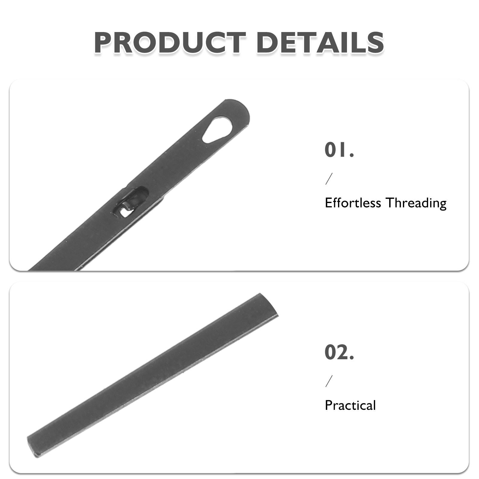 3 Adet Büyük Gözlü İplik Geçir - Leatherwork Hand Sewing Needles incelemesi ve fiyatı