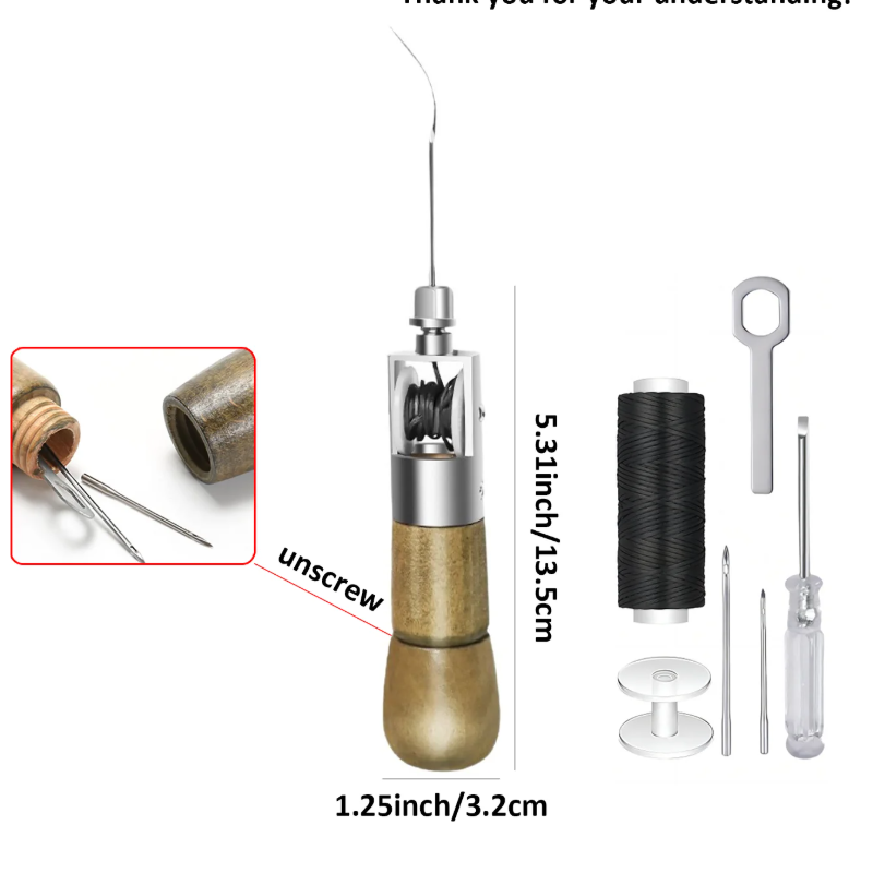 Profesyonel Deri Dikiş Awl Set - Leatherwork Kit incelemesi ve fiyatı