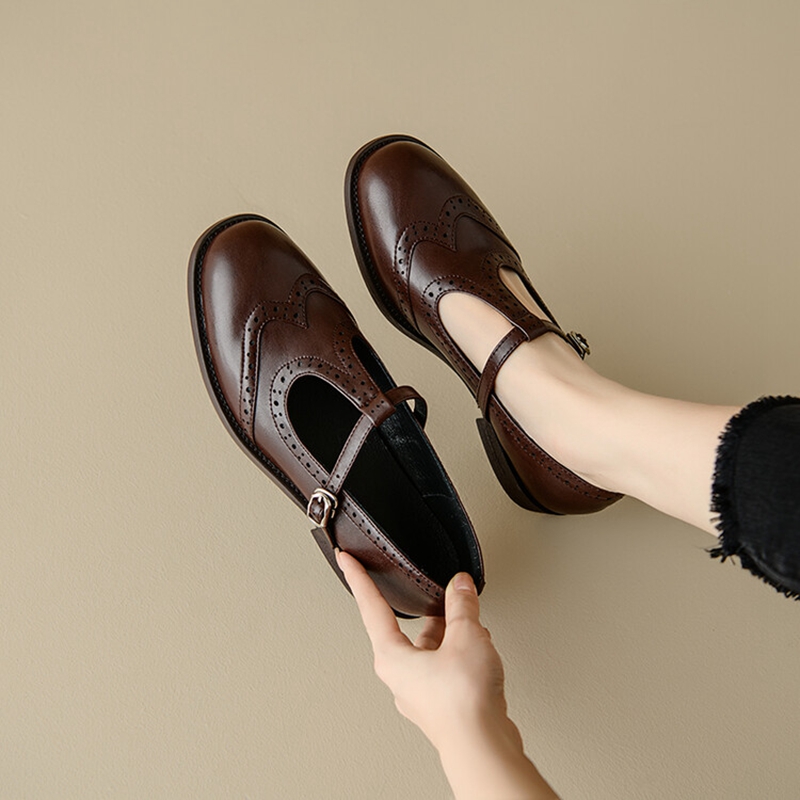 Yeni sonbahar/bahar kadın pomp - Leather Work Heels incelemesi ve fiyatı