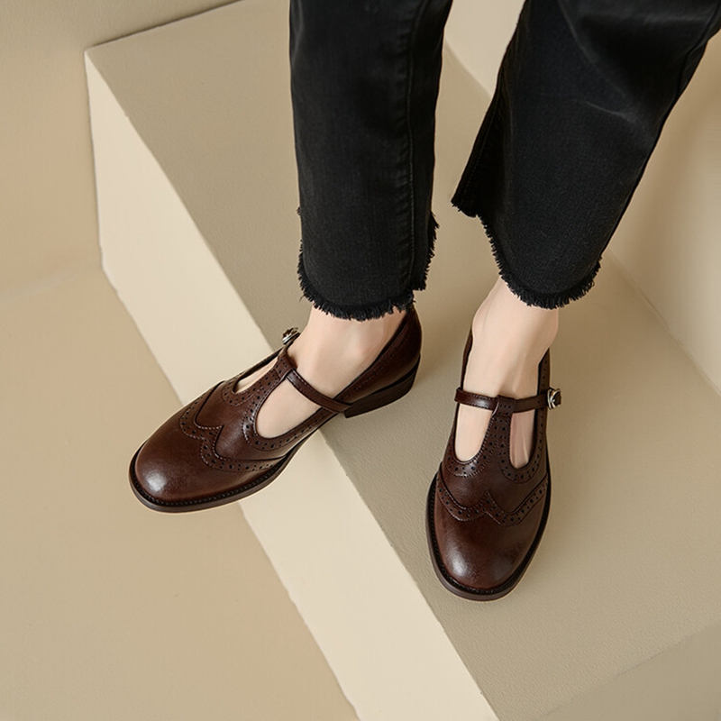 Yeni sonbahar/bahar kadın pomp - Leather Work Heels incelemesi ve fiyatı