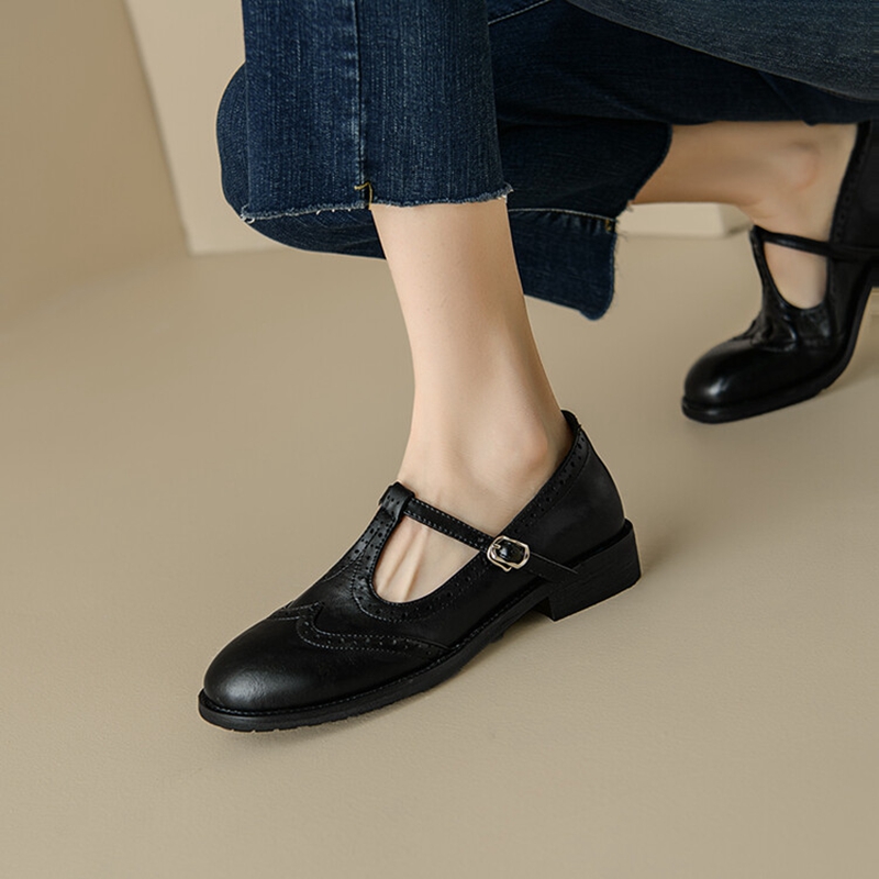 Yeni sonbahar/bahar kadın pomp - Leather Work Heels incelemesi ve fiyatı