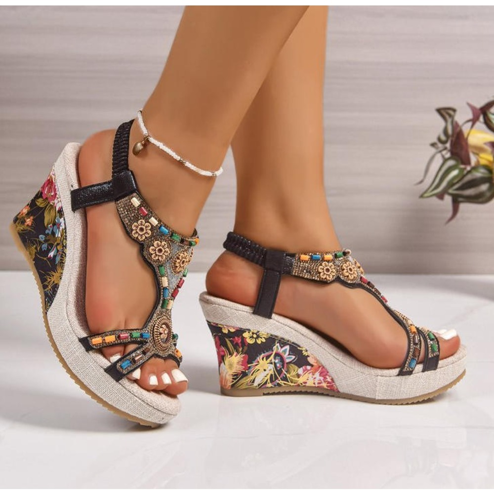 Kadın Deri Yaz Modası Dolgu To - Leather Work Heels incelemesi ve fiyatı