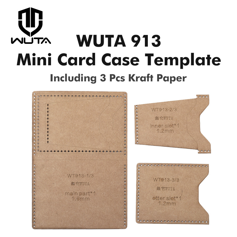 WUTA 913 Mini kart kılıfı Kraf - Leatherwork Kit incelemesi ve fiyatı