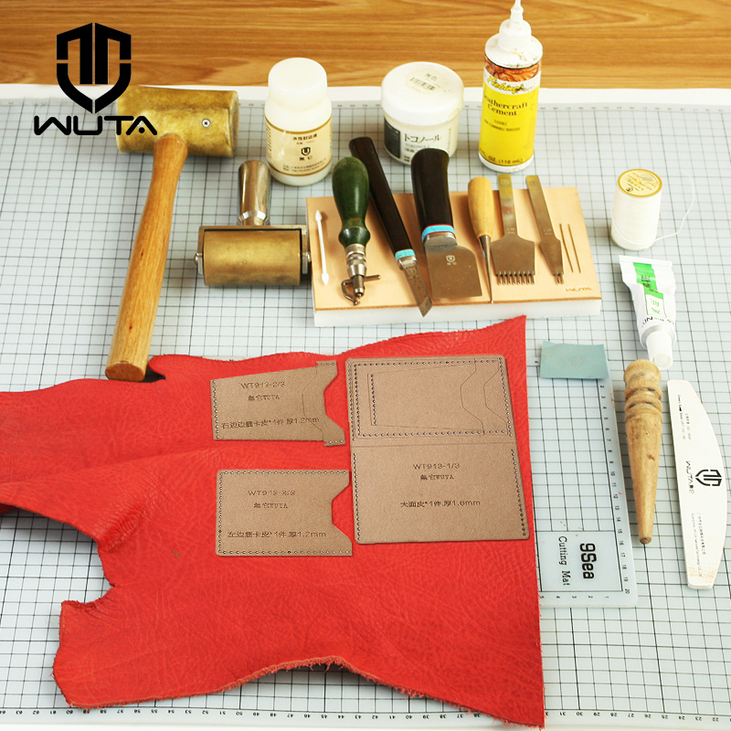 WUTA 913 Mini kart kılıfı Kraf - Leatherwork Kit incelemesi ve fiyatı