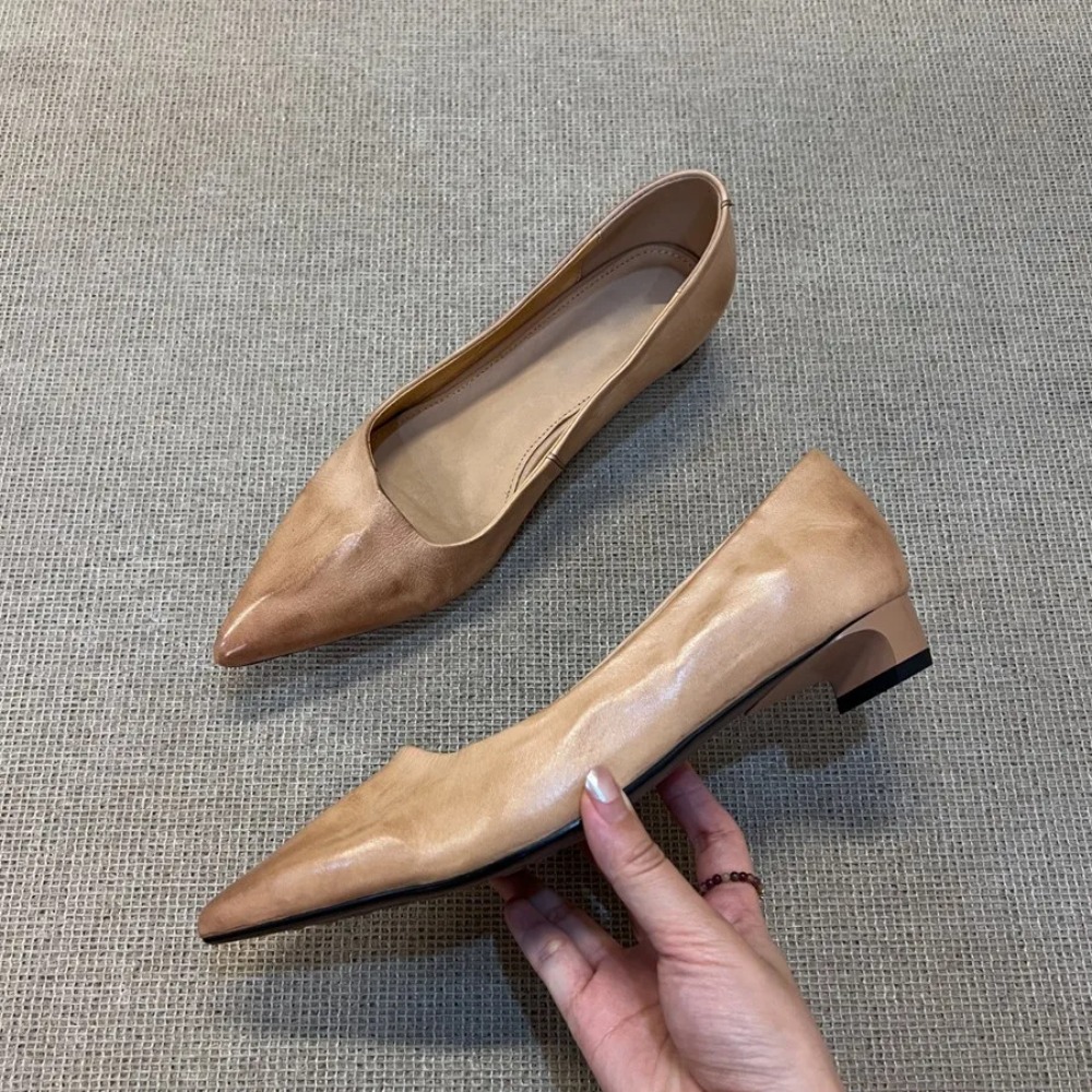 Alçak Topuklu Deri Mary Jane K - Leather Work Heels incelemesi ve fiyatı