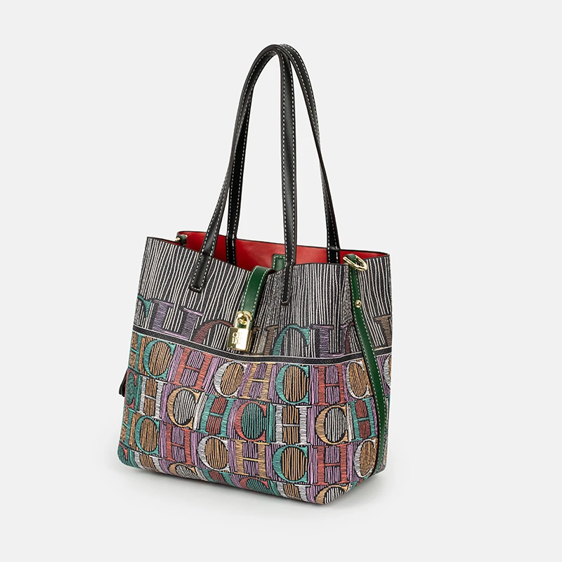 CH Art Renkli Baskılı Çanta Dü - Leatherwork Art incelemesi ve fiyatı