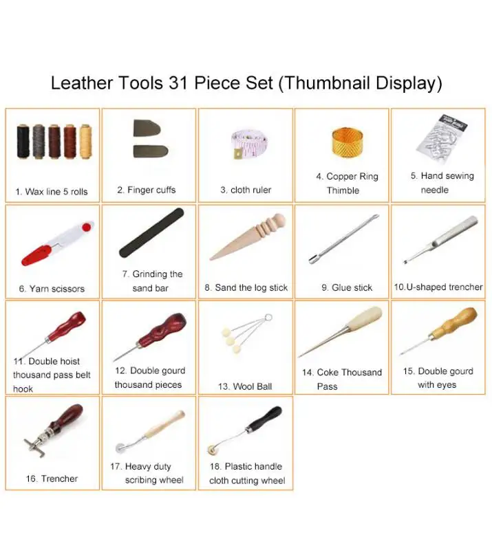 Profesyonel Deri Dikiş El Sana - Leatherwork Hand Sewing Needles incelemesi ve fiyatı