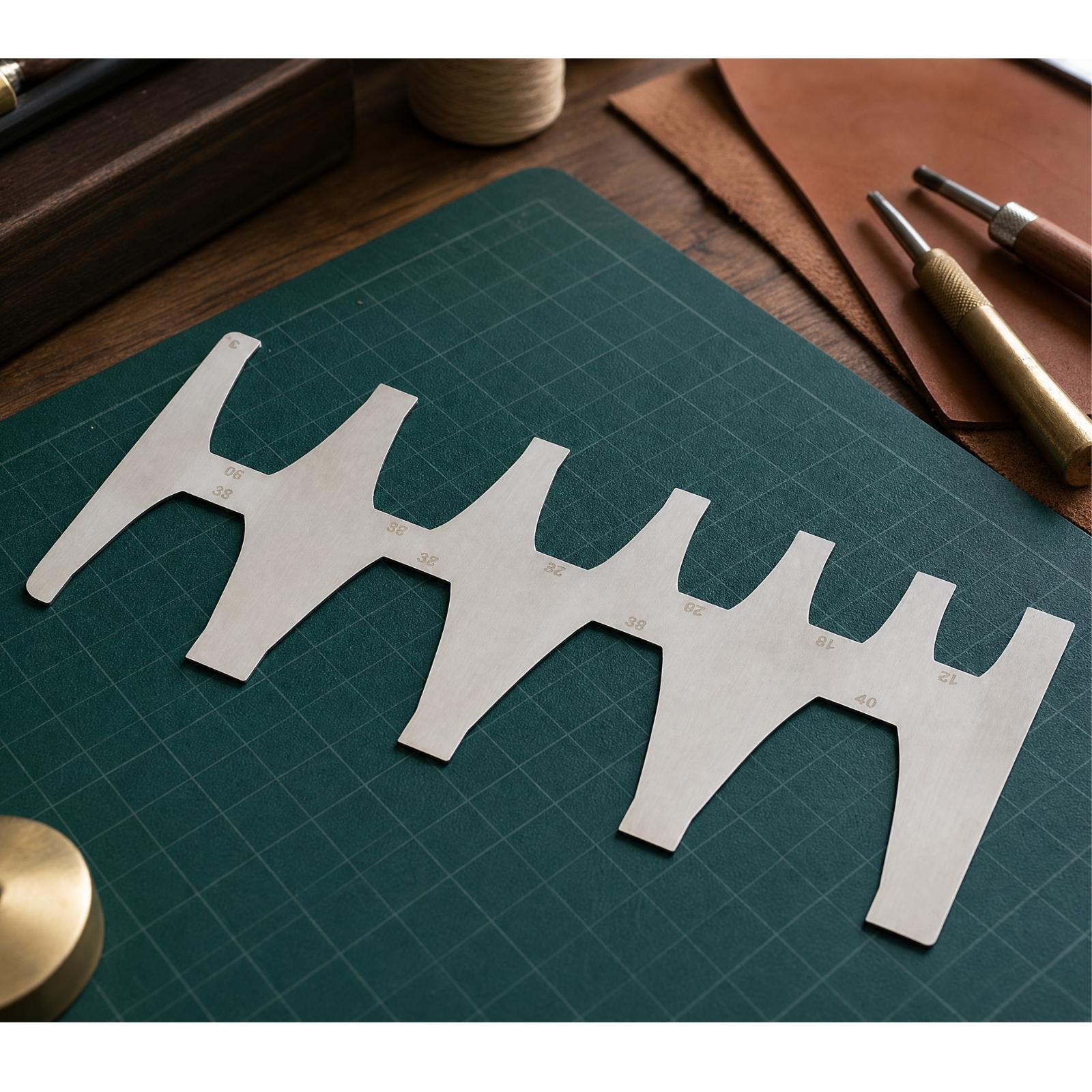 Kemer Ucu Şablon Cetveli, 1,2  - Leatherwork Templates incelemesi ve fiyatı