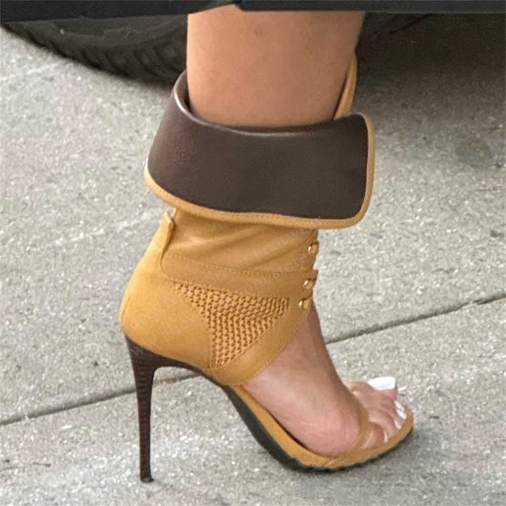 Kadınlar İçin Açık Burunlu Sti - Leather Work Heels incelemesi ve fiyatı