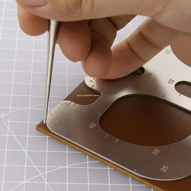 R konumlandırma cetvel paslanm - Leatherwork Templates incelemesi ve fiyatı