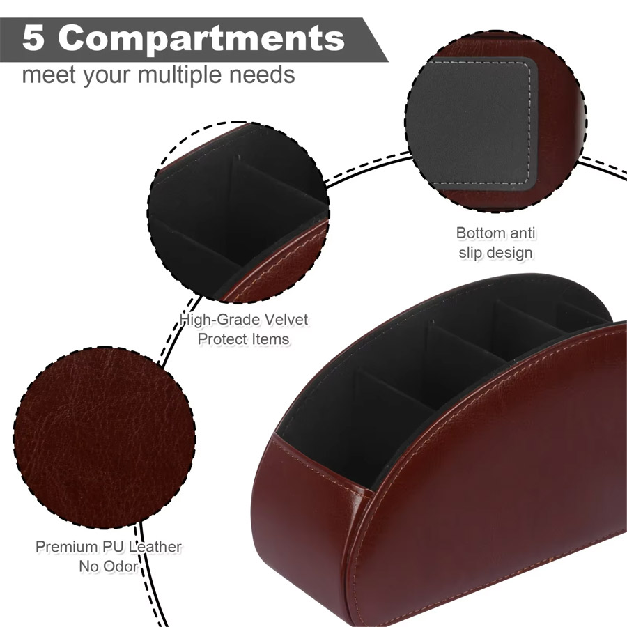 1 Adet 5 Bölmeli PU Deri Masaü - Leatherwork Desk incelemesi ve fiyatı