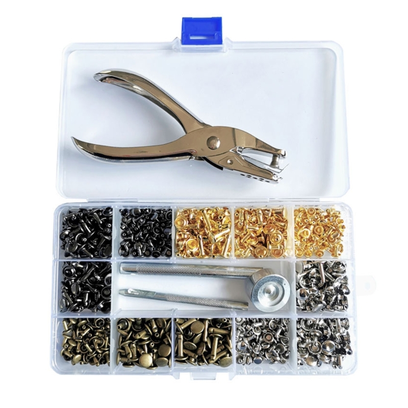 180 takım deri perçinler 6mm/8 - Rivet Setter Tool incelemesi ve fiyatı