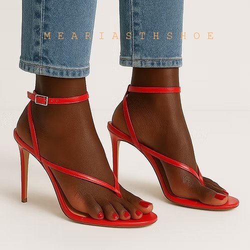 Bej Siyah Çapraz Askılı Parmak - Leather Work Heels incelemesi ve fiyatı